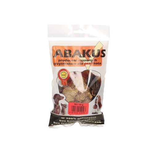 abakus mix (łapki, ucho, płuco, wątroba) 100g  100% naturalne