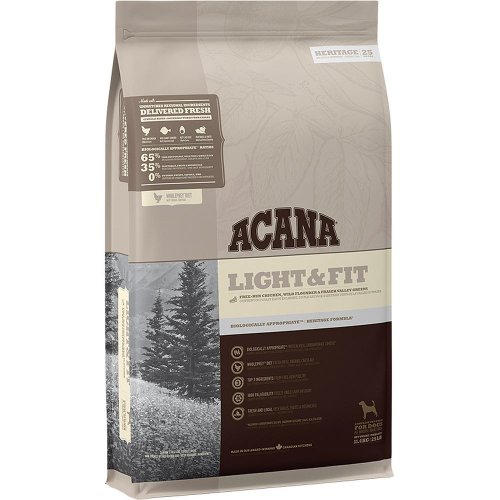 acana light and fit 11,4kg dorosłe psy z nadwagą