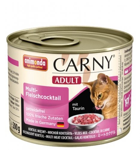 animonda carny adult mix mięsny 200g puszka  zestaw 24szt. dla dorosłych kotów