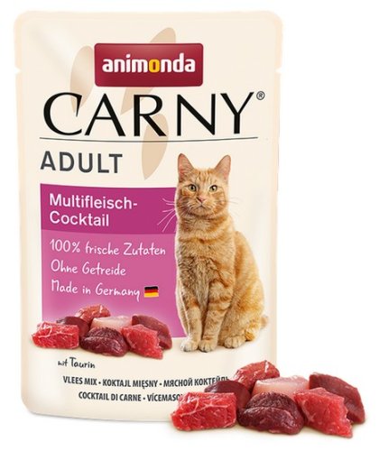 animonda carny adult mix mięsny saszetka 85g karma mokra dla kota