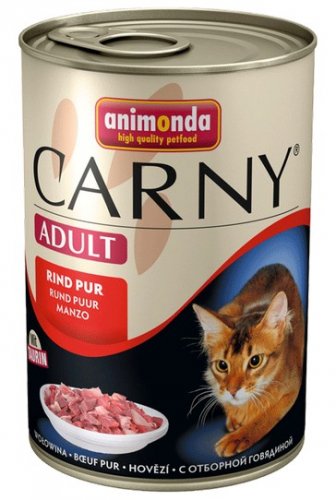 animonda carny adult wołowina puszka 400g  zestaw 6szt. karma mokra dla kota
