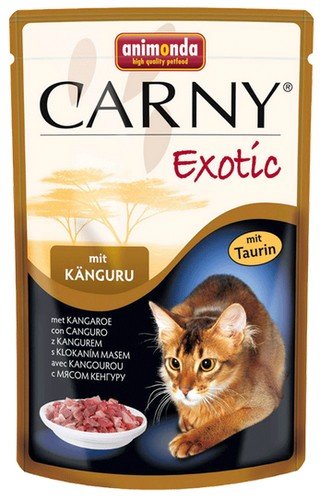 animonda carny exotic z kangurem saszetka 85g karma mokra dla kota