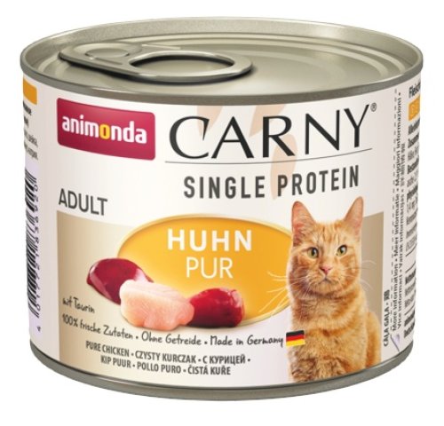 animonda carny single protein adult kurczak puszka 200g karma mokra dla kota