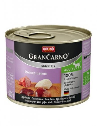 animonda grancarno sensitiv jagnięcina 200g  zestaw 30szt. lekkostrawna karma dla psów wrażliwych