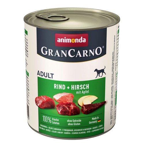 animonda grancarno wołowina i jeleń 800g puszka karma mokra dla dorosłych psów