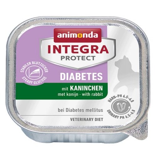 animonda integra protect diabetes dla kota - z królikiem tacka 100g karma mokra dla kota