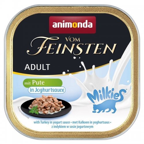 animonda vom feinsten adult szalka z indykiem w sosie jogurtowym 100g mokra karma dla dorosłych kotów