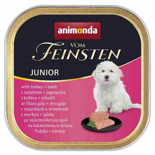 animonda vom feinsten junior indyk jagnięcina 150g mokra karma dla szczeniąt 