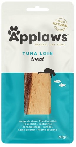 applaws natural cat loin suszona polędwica z tuńczyka 30g przysmak dla psa