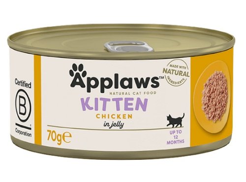 applaws puszka dla kociąt kitten kurczak 70g karma mokra dla kota