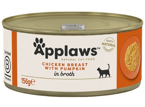 applaws puszka dla kota kurczak i dynia 156g karma mokra dla kota