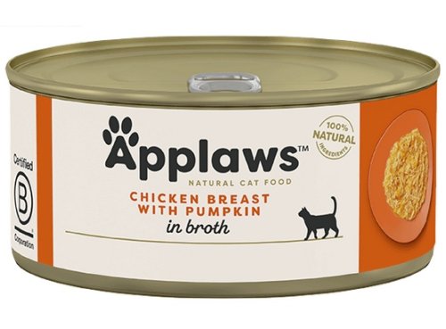 applaws puszka dla kota kurczak i dynia 70g karma mokra dla kota