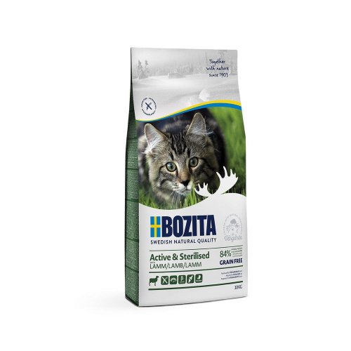 bozita cat active & sterilised lamb 10kg z jagnięciną, do kotów sterylizowanych