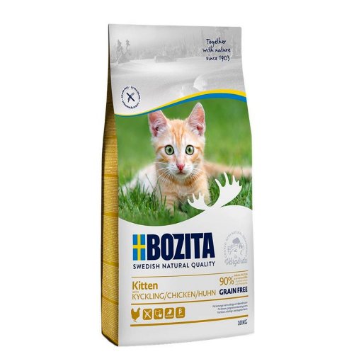 bozita cat kitten 10kg dla kociąt i młodych kotów,  bez zbóż