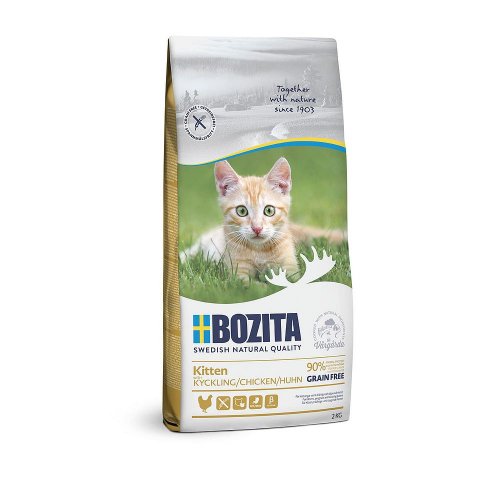 bozita cat kitten 2kg dla kociąt i młodych kotów,  bez zbóż