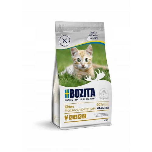 bozita cat kitten 400g dla kociąt i młodych kotów,  bez zbóż