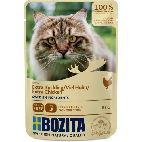 bozita cat kurczakiem w sosie saszetka 85g karma mokra dla kota