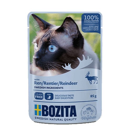 bozita cat renifer w galaretce saszetka 85g karma mokra dla kota