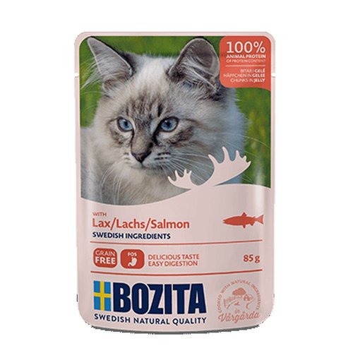 bozita cat saszetka Łosoś w galaretce 85g karma mokra dla kota