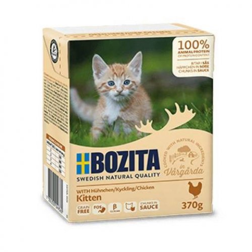 bozita kitten z kurczakiem w sosie 370g  karma mokra dla kota