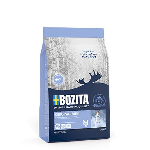 bozita original mini 4,75kg dla dorosłych psów małych ras