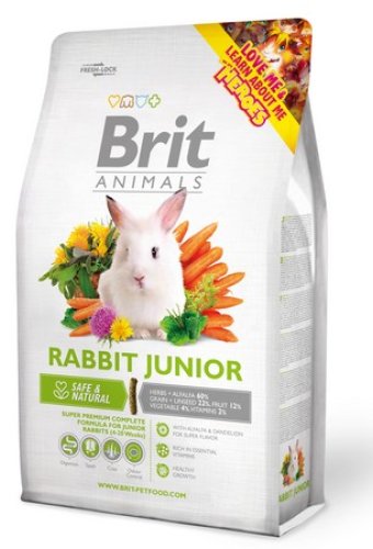 brit animals rabbit junior complete 1,5kg 