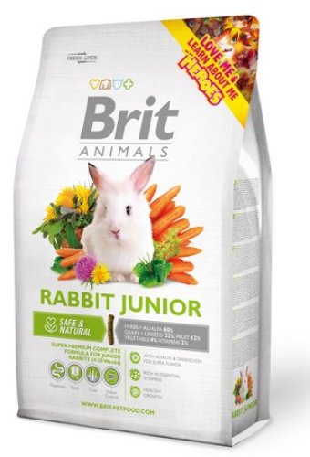 brit animals rabbit junior complete 300g 