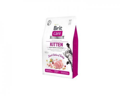 brit care cat grain-free kitten 2kg  bezzbożowa, hypoalergiczna formuła dla kociąt