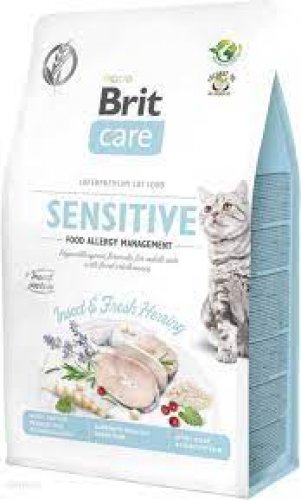 brit care cat grain-free owady i Śledź 2kg  bezzbożowa, hypoalergiczna formuła dla dorosłych kotów