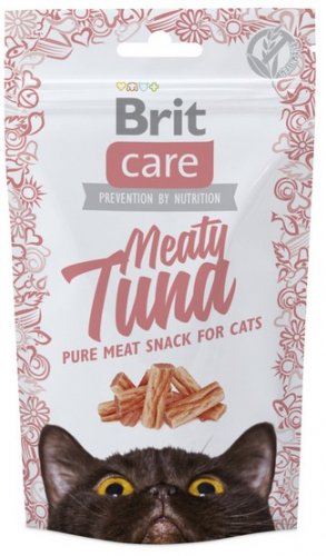 brit care cat snack meaty tuna 50g bezzbożowa przekąska dla kotów z tuńczykiem