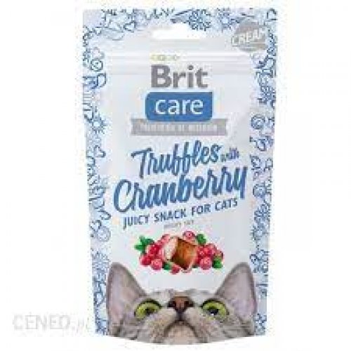 brit care cat snack truffles cranberry 50 g przekąska dla kotów 