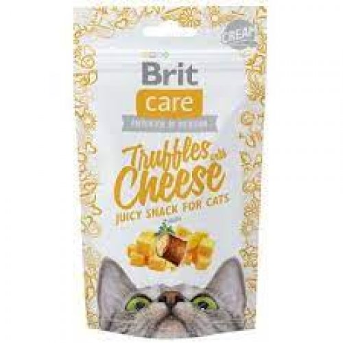 brit care cat snack truffles with cheese 50 g przekąska dla kotów