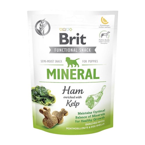 brit care functional snack mineral ham puppy 150g minerały dla zdrowego wzrostu dla szczeniąt