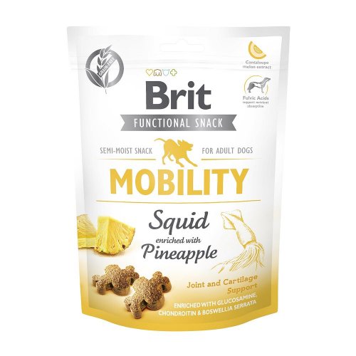 brit care functional snack mobility squid 150g wsparcie chrząstki stawowej