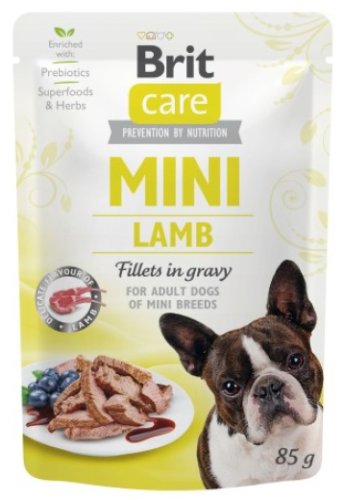 brit care dog mini lamb saszetka 85g karma mokra dla psa