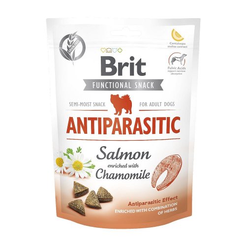brit care functional snack antiparasitic salmon 150g na pasożyty