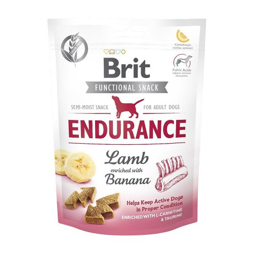 brit care functional snack endurance lamb 150g dla aktywnych psów