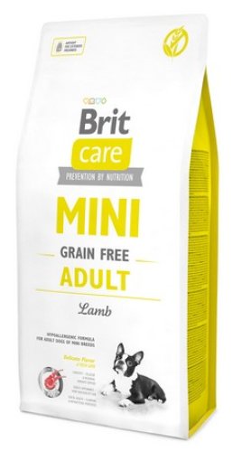 brit care grain free mini adult lamb 400g karma sucha dla psa
