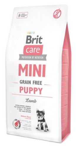 brit care grain free mini puppy lamb 400g karma sucha dla psa
