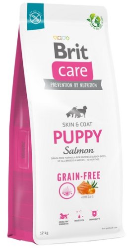 brit care grain free puppy salmon 12kg karma sucha dla psa