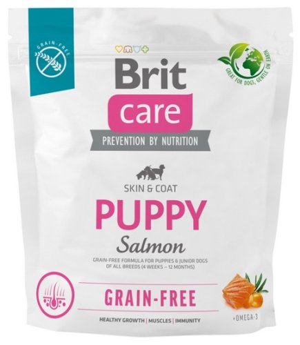 brit care grain free puppy salmon 1kg karma sucha dla psa