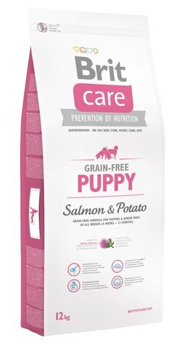 brit care grain free puppy salmon & potato 12kg dla szczeniąt z łososiem i ziemniakami