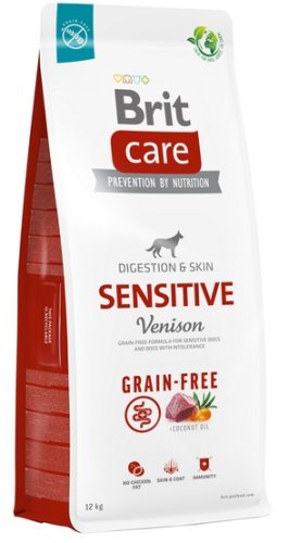 brit care grain free sensitive venison 12kg karma sucha dla psa