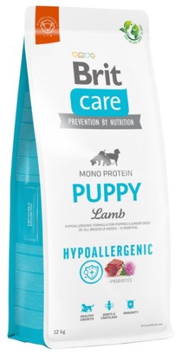 brit care hypoallergenic puppy lamb 12kg karma sucha dla psa