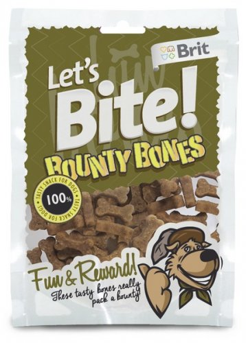 brit care let's bite dog bounty bones 150g 