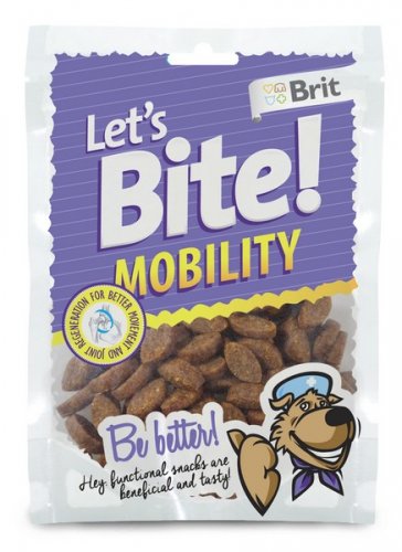 brit care let's bite dog mobility 150g 