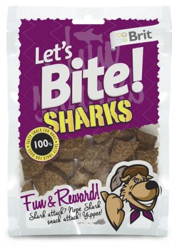 brit care let's bite dog sharks 150g 