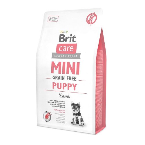 brit care mini grain free puppy lamb 2kg karma bezzbożowa dla szczeniąt małych ras z jagnięciną