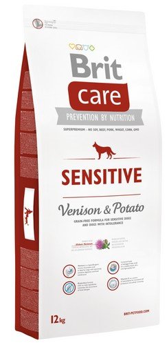 brit care sensitive venison & potato 12kg dla wrażliwych dorosłych psów