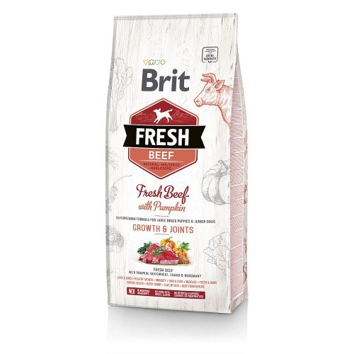 brit fresh puppy large beef & pumpkin 2,5kg dla szczeniąt dużych ras